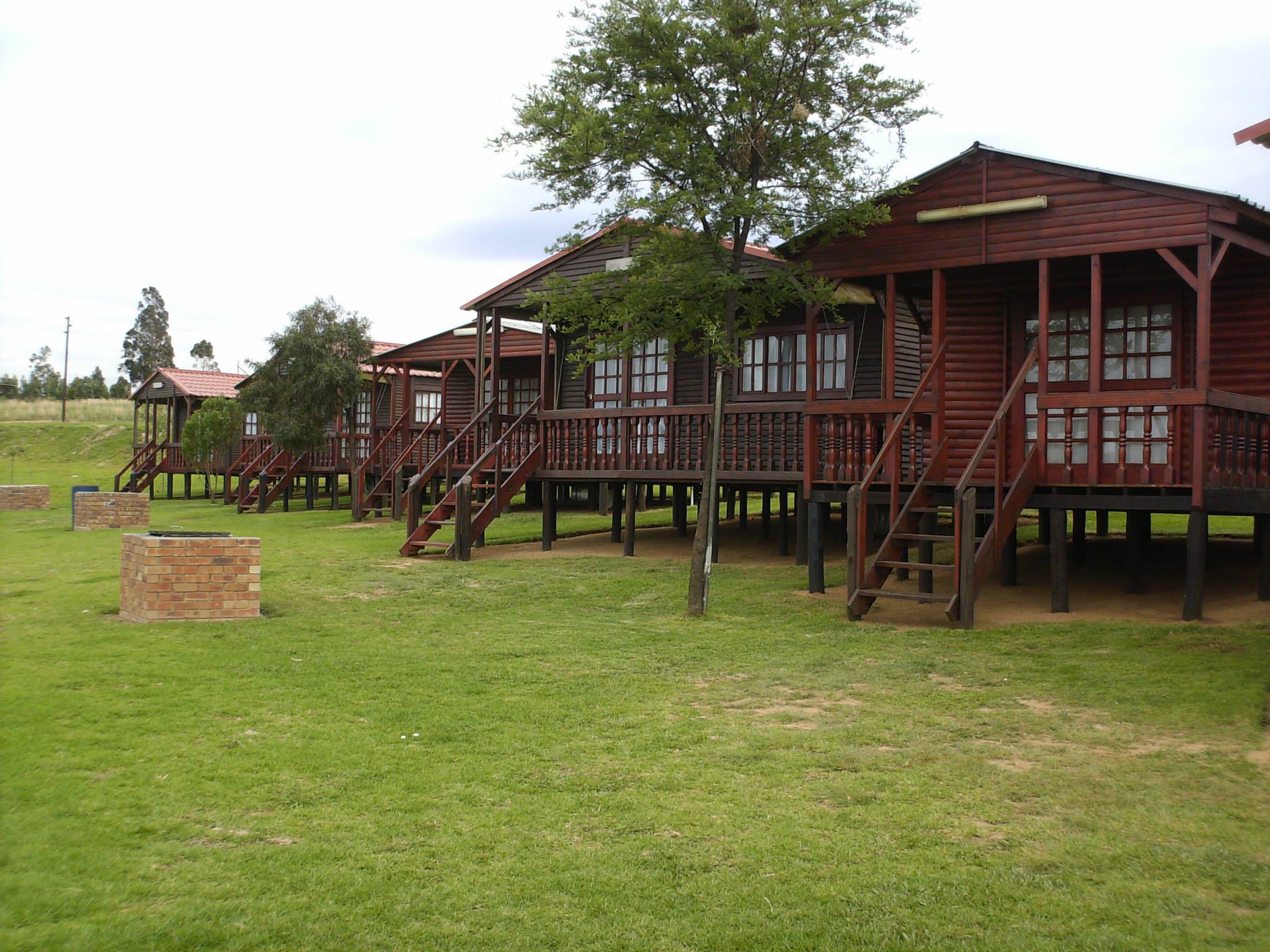 Wooden chalets at Maanlig Oord